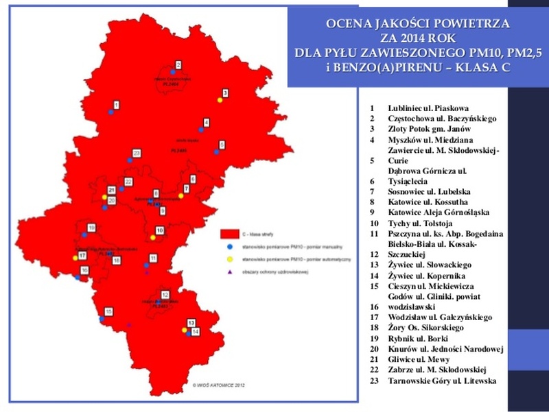 INFORMACJA DOTYCZĄCA PYŁU ZAWIESZONEGO PM10, PM2.5 ORAZ POZIOMU DOCELOWEGO BENZO(A)PIRENU