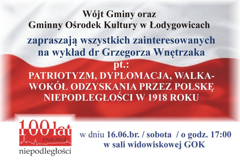 ZAPRASZAMY - SOBOTA GODZ. 17.00 W GOK ŁODYGOWICE