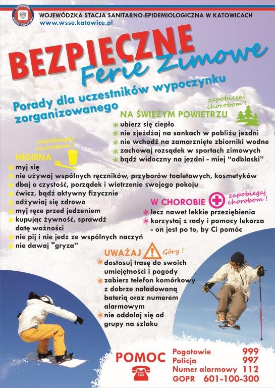 BEZPIECZNE FERIE