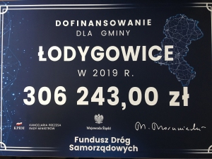 FUNDUSZ DRÓG SAMORZĄDOWYCH W GMINIE ŁODYGOWICE