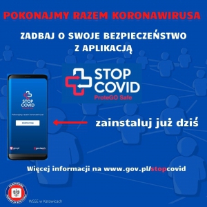 Aplikacja STOP COVID ProteGO Safe