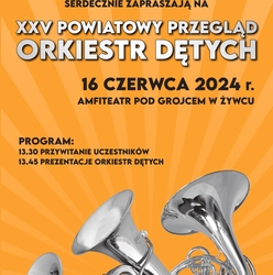 Zaproszenie na XXV Powiatowy Przegląd Orkiestr Dętych