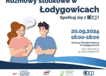 Zaproszenie na rozmowy stolikowe w Łodygowicach